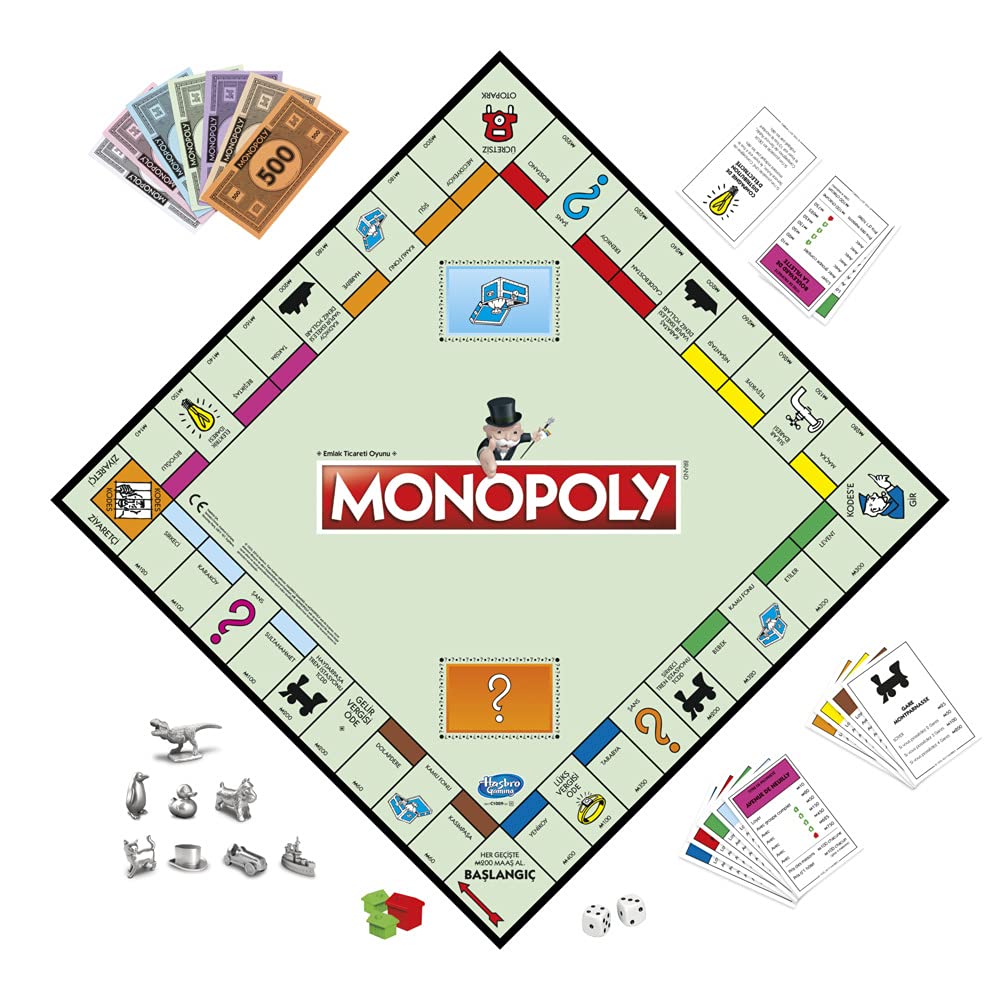 Monopoly Jeu de Plateau Familial Classique 2-6 Joueurs 8 Ans