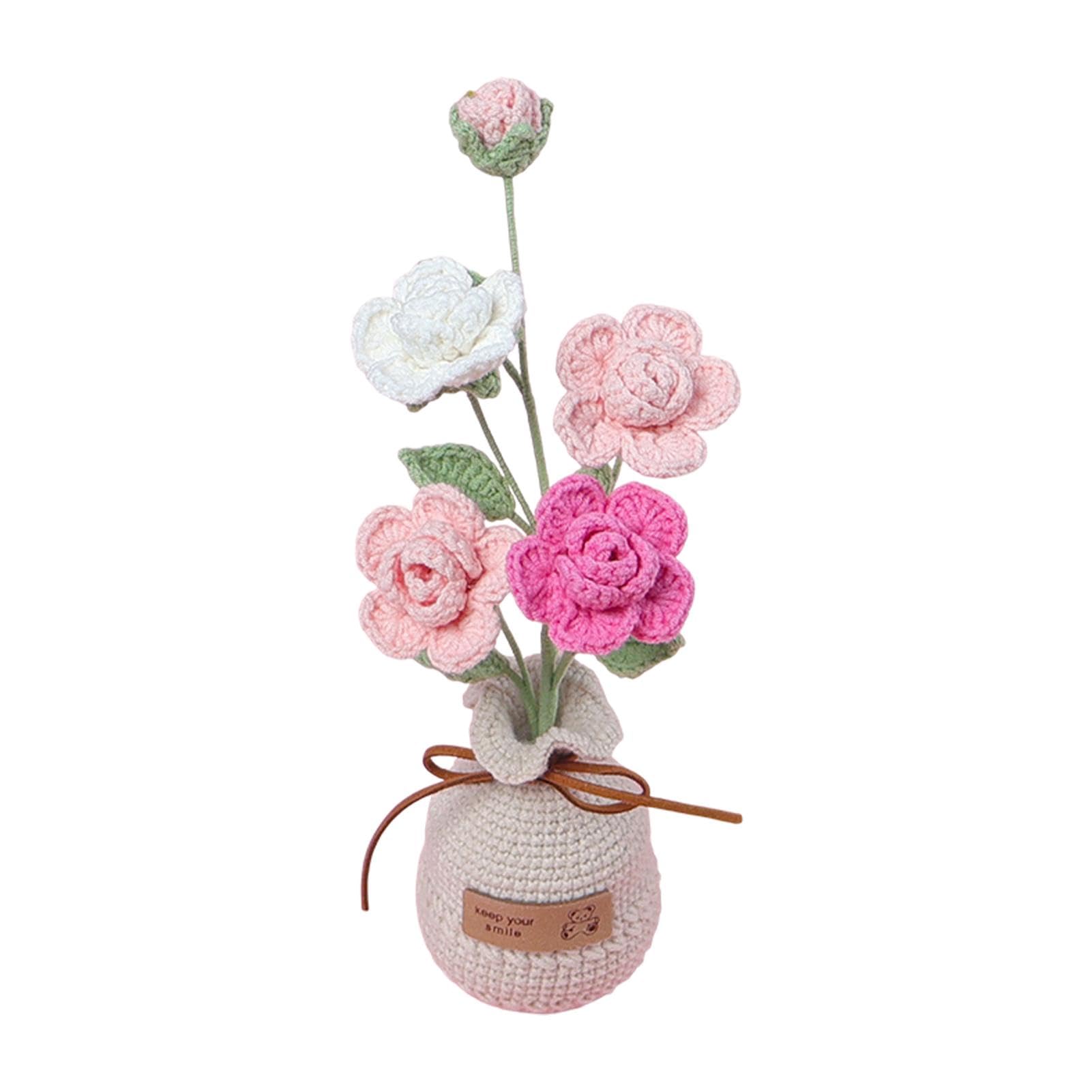 Flores de ganchillo hechas a mano, el regalo perfecto y original para San Valentín