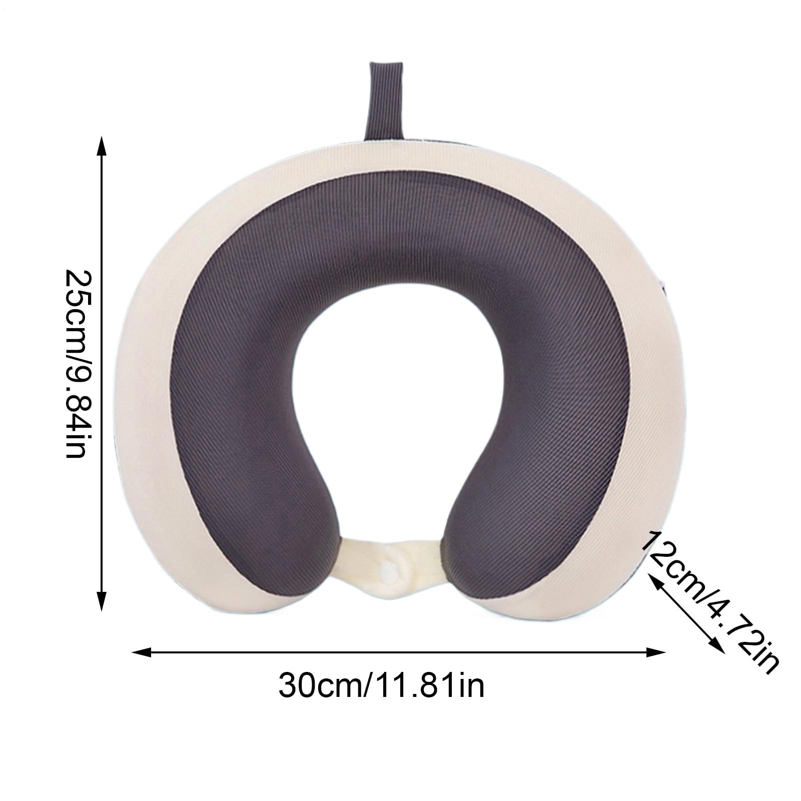 Cuscino da Viaggio Seta Ghiaccio Ergonomico Traspirante Rinfrescante | Cuscino da viaggio a forma di U per aereo Campeggio, Affari, , Uomini, Donne, Adulti, Famiglia,