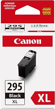 خرطوشة حبر سوداء أصلية من Canon PG-295XL، متوافقة مع TR7120 وTS6520 وTS4320