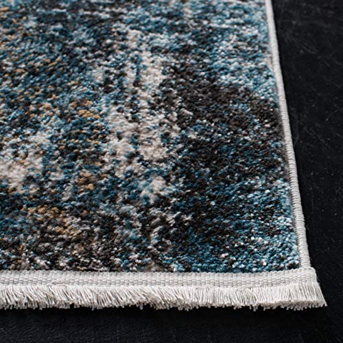 Safavieh Contemporary Indoor Woven Accent Area Rug, Shivan Collection, SHV742, in Ivory/Grey - Image 4