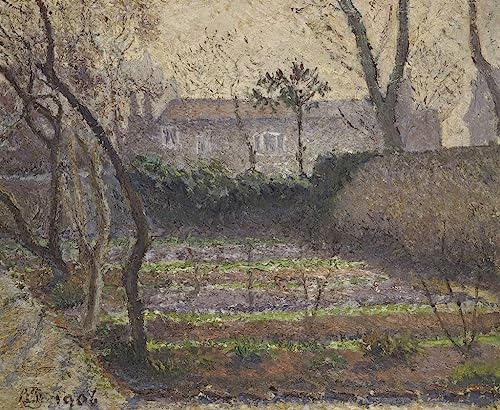 Toile murale abstraite Hoar Frost Chiswick par Lucien Pissarro impression d'art premium
