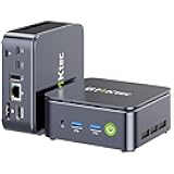 GMKtec G10 Mini PC Computer, Ryzen 5 3500U (Beats N150/3300U/3200U), 16GB RAM 512GB SSD 2.5GbE NIC LAN Desktop Office Home Business HTPC, Triple 4K Display, WiFi, BT, USB-C, DP, Type-C PD, HDMI 2.1