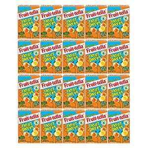 Citrus Mix Oranje & Citroen – Suikervrije Fruit Drops – Fruittella Snoepdoos 45g (Pack van 20)
