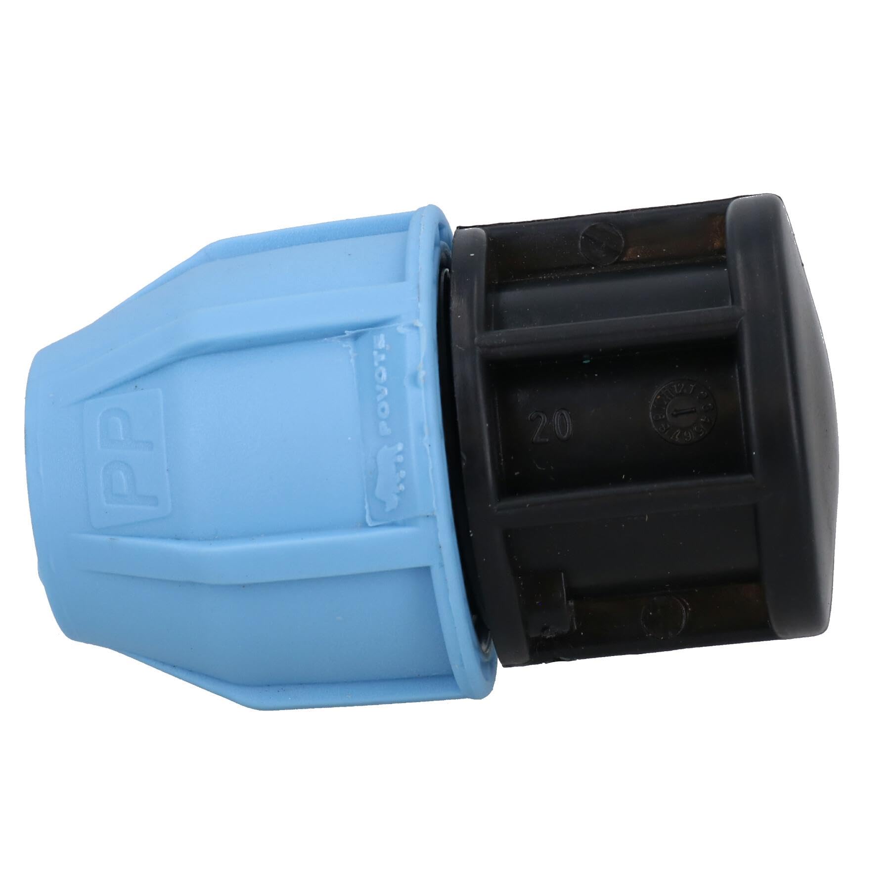 Tapón de tubo de agua MDPE de 20 mm, 5 unidades