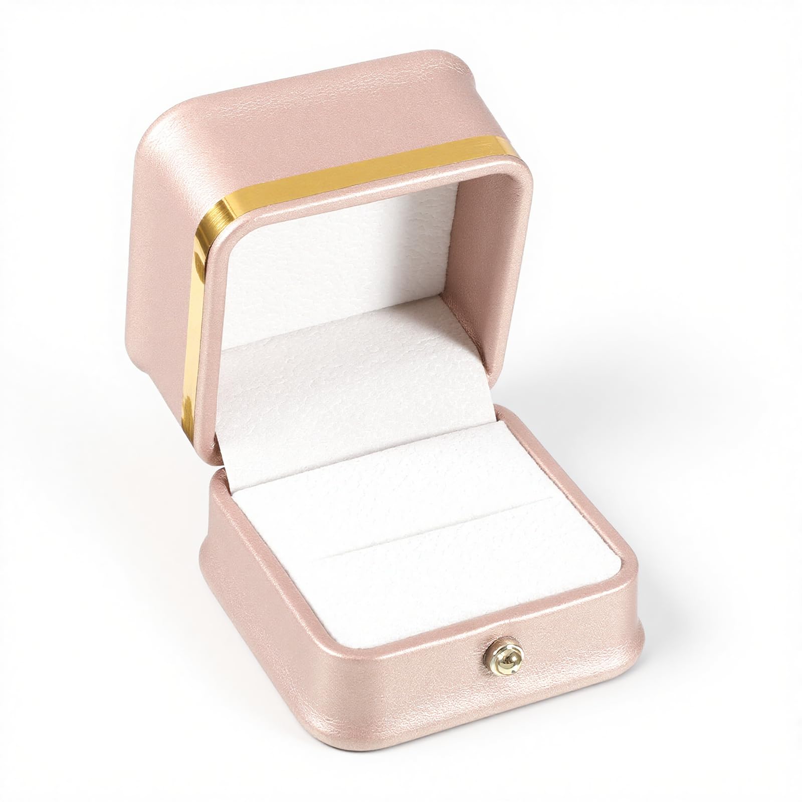 Velvet Single Ring Box Case Holder Pink Ring-Box Ring-Gift Box for Women Proposal Ring-Box Jewelry Ring Gift Jewelry