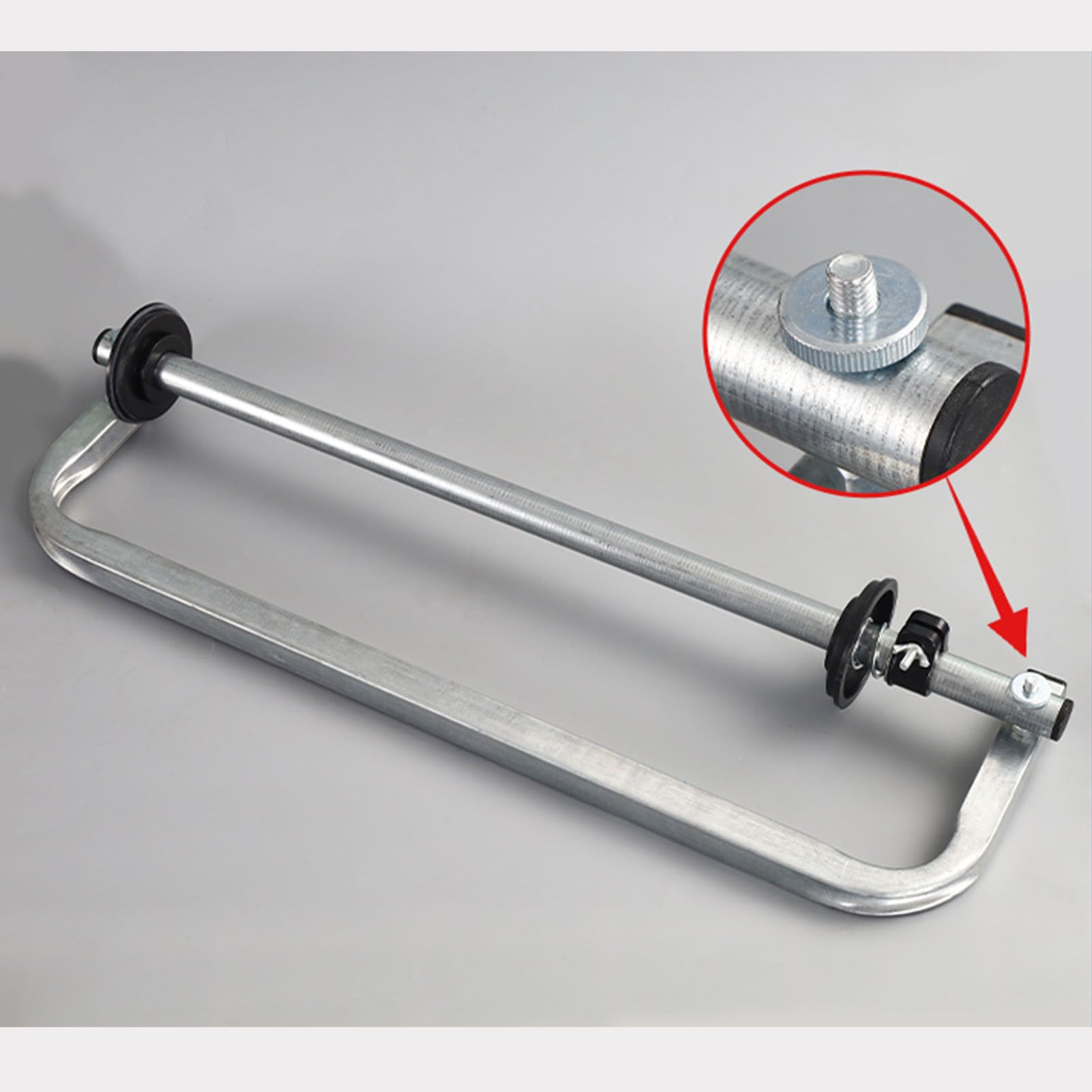 Soporte para Dispensador de Film Estirable – Herramienta Manual de Envoltura Retráctil para Envíos y Mudanzas Industriales (Se Ajusta a 63 cm)
