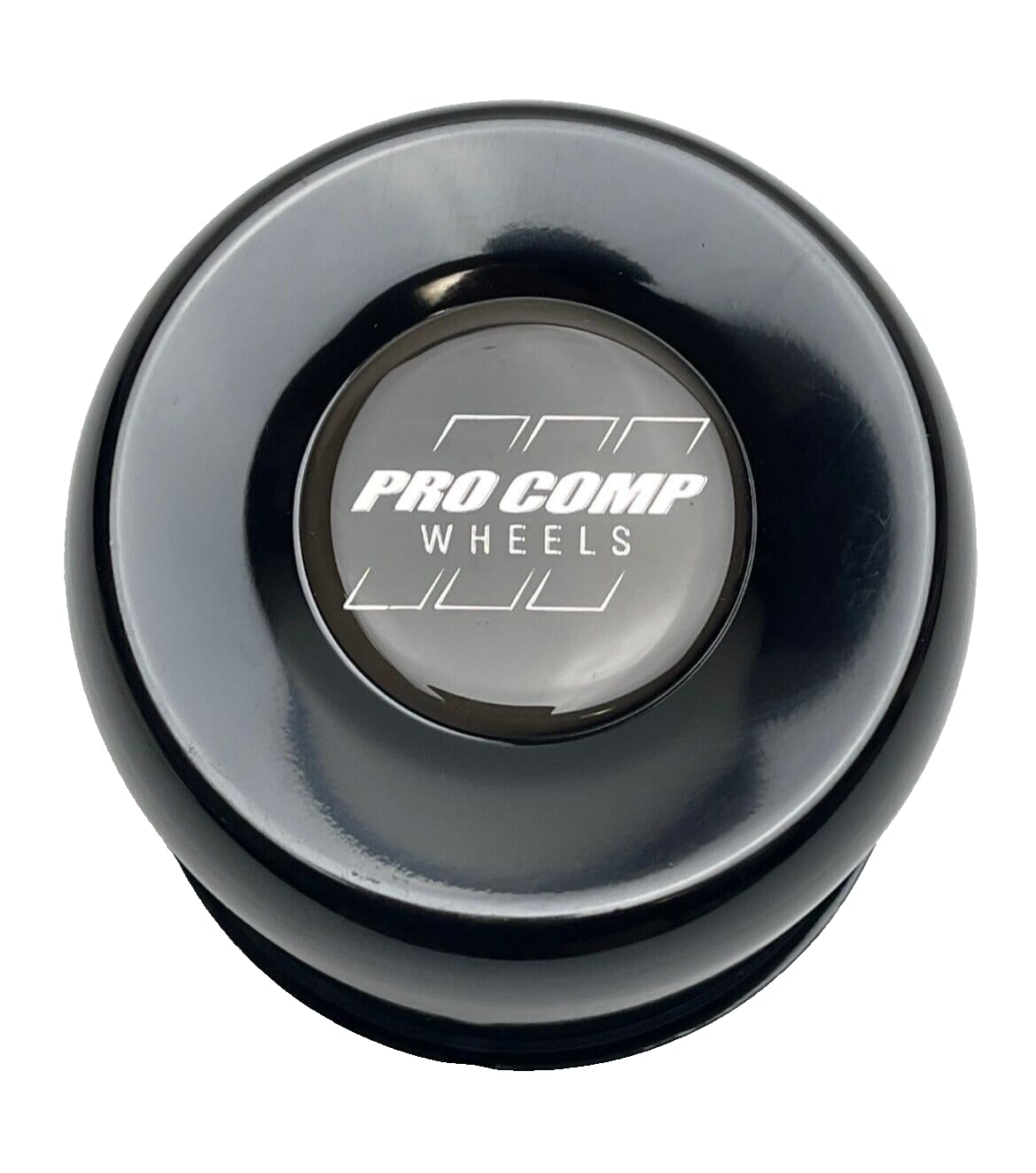 PRO COMPGloss Black Push Thru Wheel Center Cap 2425018