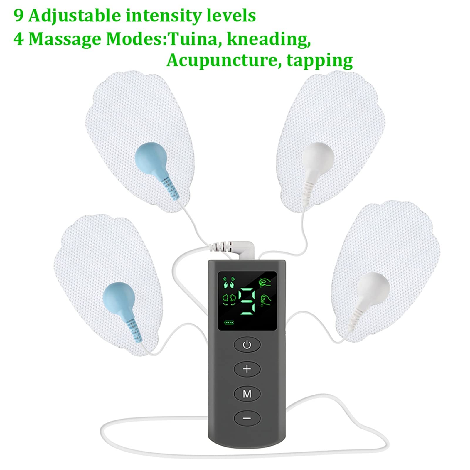 Unit Physioterapia Pulse Body Body Elettrodo Elettrodo Muscolo Macchina per stimolazione Digitale Digital Pain Reliever Reliever Sollievo del Dolore