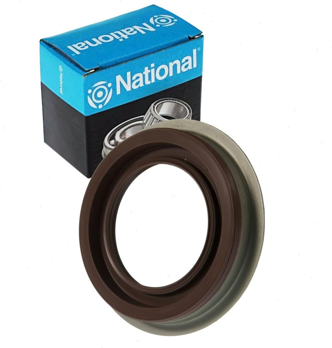 National Rear Outer Differential Pinion Seal compatible with GMC Sierra 2500 HD 2001-2018