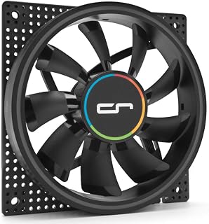 Cryorig Crona S PWM Lüfter, ARGB - 120mm, Schwarz