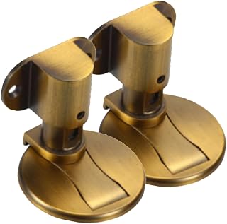 Unsichtbarer Magnetischer Türstopper,Verstellbar(2 Stück Gold und Bronze)