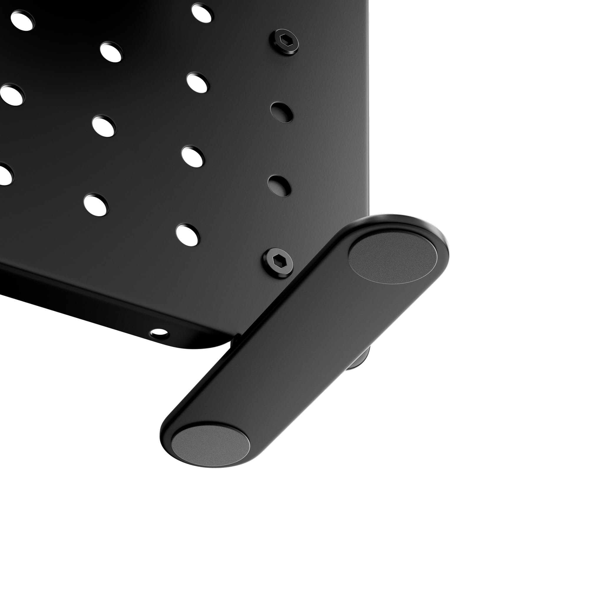 Jan Nowak pannello forato da scrivania in metallo 51,5 x 42 x 1,3 cm pegboard organizer ufficio con mensola portapenne ganci magneti sistema modulare
