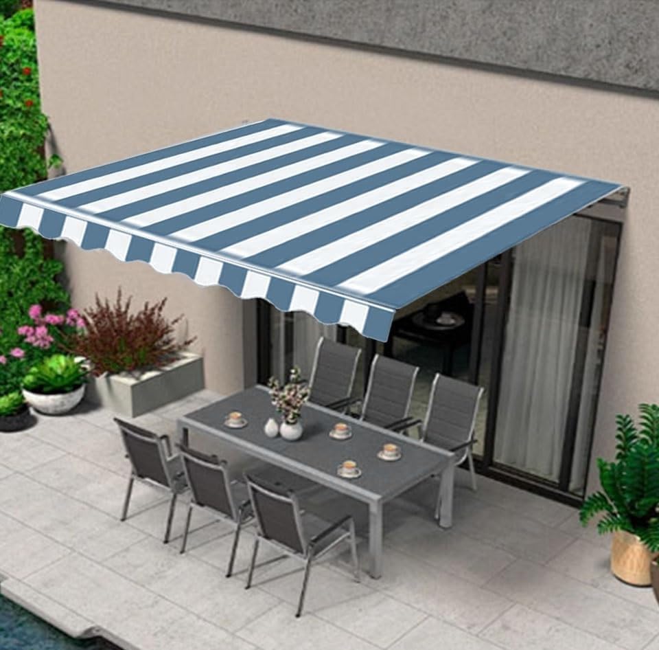 Toile de rechange pour auvent imperméable et durable 4x3m jaune