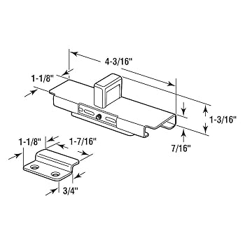Prime-Line 656-9875 Stamped Stainless Steel Bobrick Style