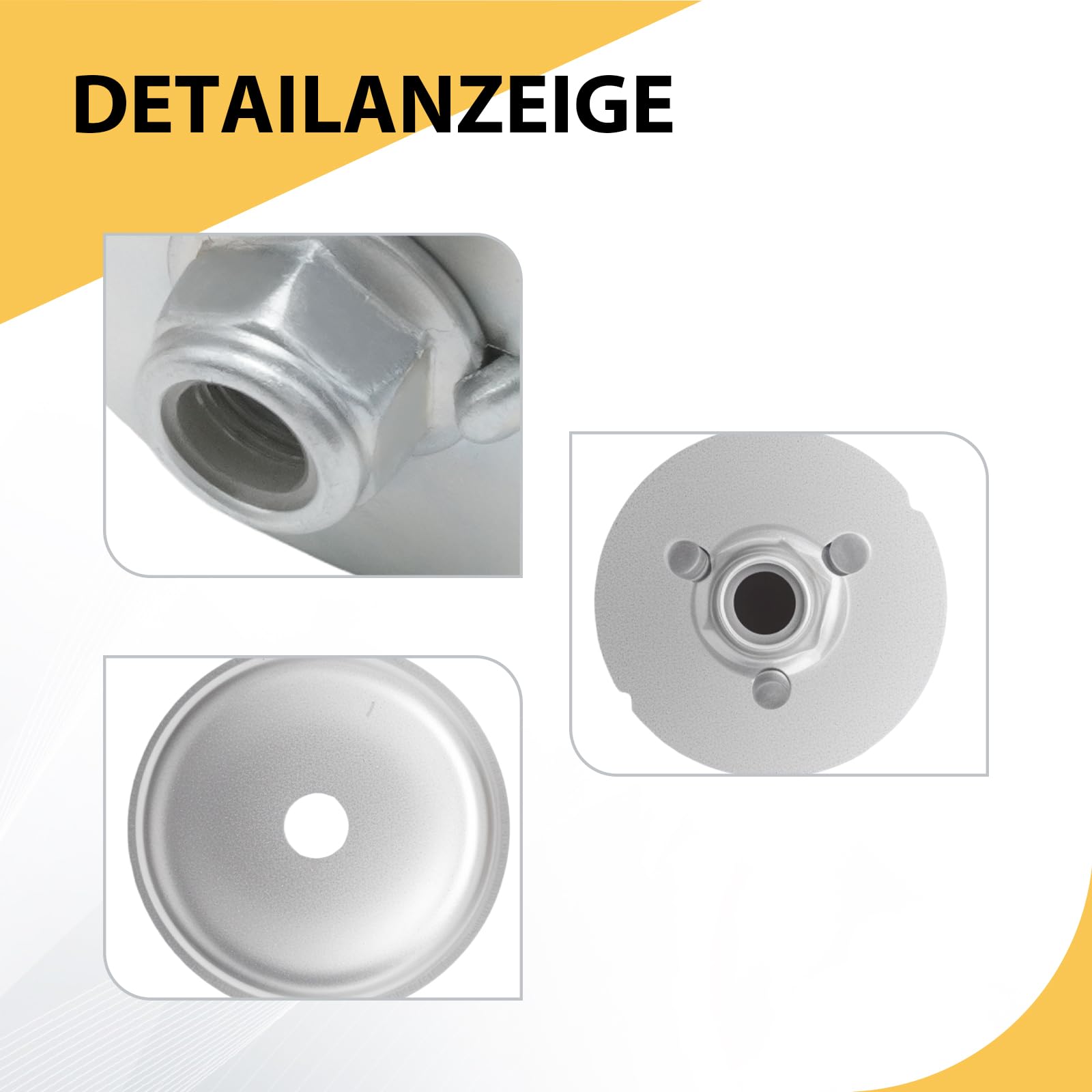 Hoypeyfiy 33506767010 - Kit di riparazione ammortizzatori per asse posteriore sinistro e destro, ricambio per BMW Serie 1 3 X1 E81 E82 E84 E87 E88 E90 E91 E92 E93