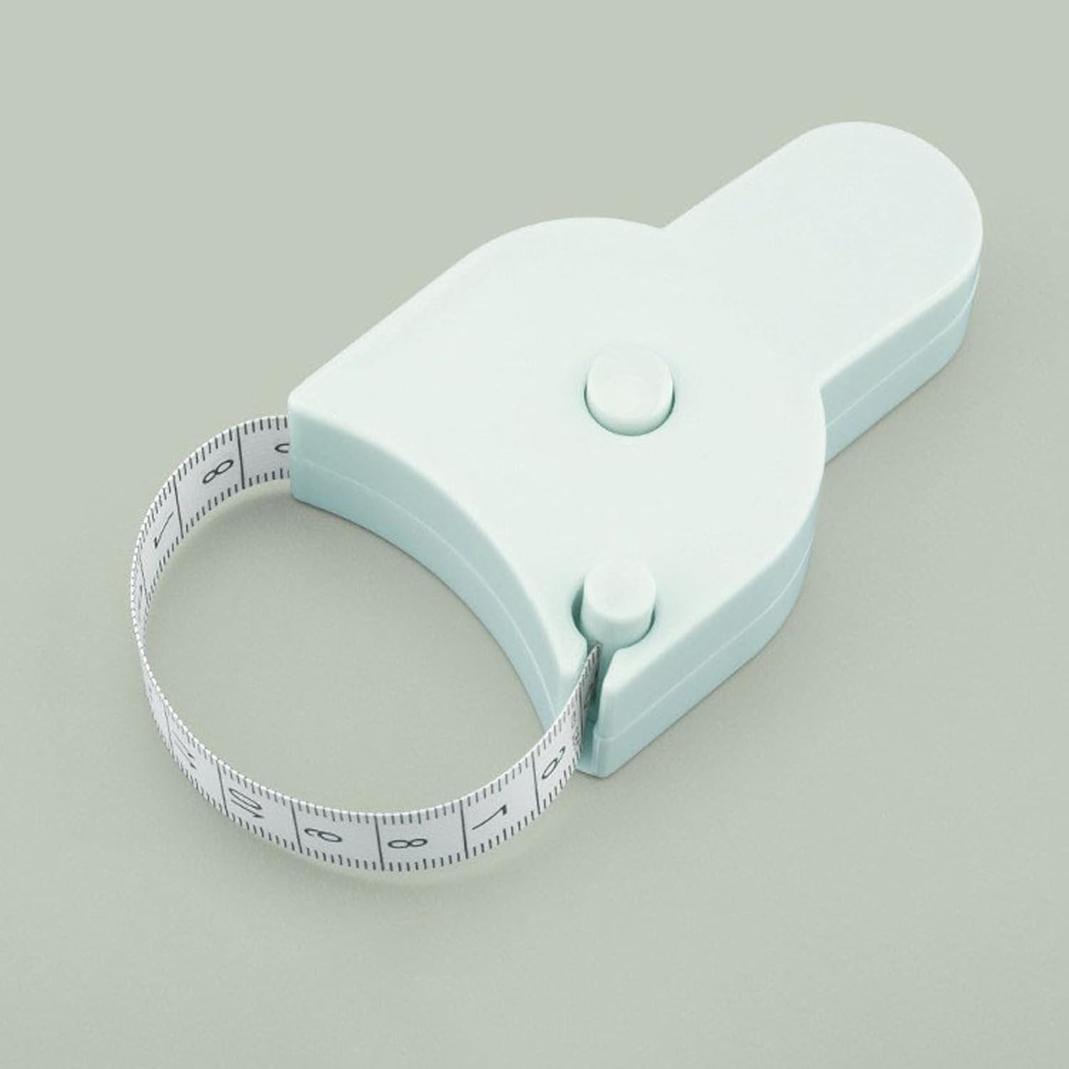 Measuring Tape for Body Measurements,60 Inch 3D Measuring Tape Waist Body Tape Measure with Push Button Measuring Waist and Arms for Fitness, Tailor, Sewing, Handcrafts, Clothes(Blue)