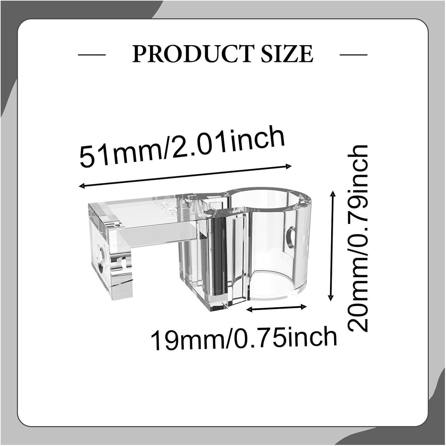 Transparent Aquarium Plant Holder PC Hydroponic Plant Cup for Aquatic Planting Fish Tank Aquascaping Decoration
