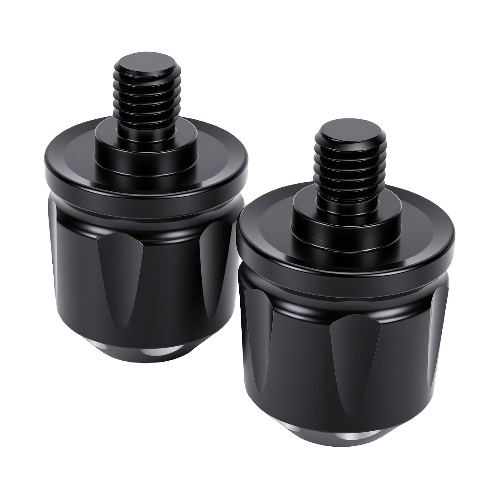 Tbest Tapones para Extremos de Manillar de Motocicleta, Tapas para Manillar Roscadas de Ajuste Al Ras con Equilibrio de Peso y Absorción de Vibraciones para F3 RT 2024-2026