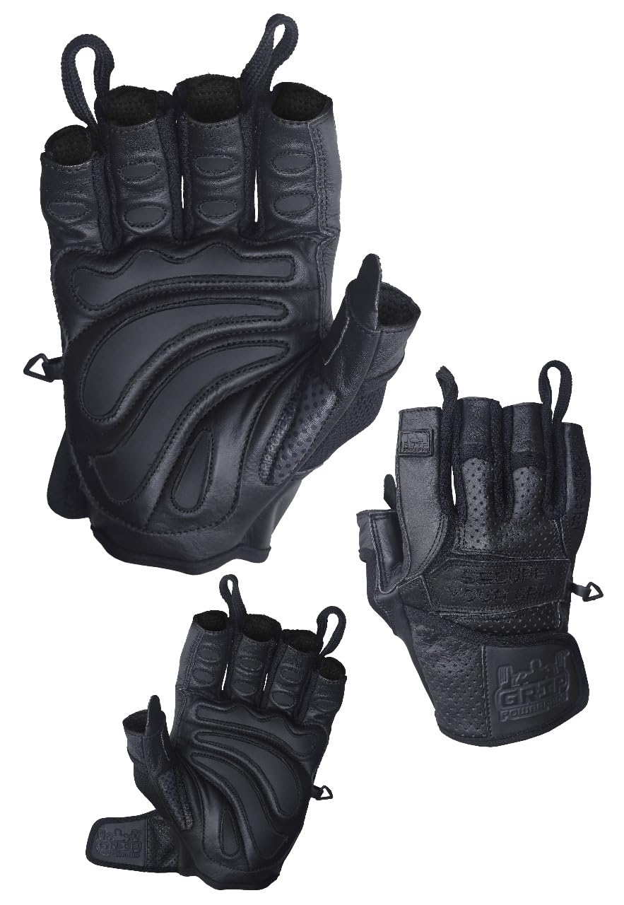 Guanti da palestra in pelle Elite – Grip & Comfort Design per sollevamento pesi, powerlifting, bodybuilding e allenamento della forza per uomini e donne