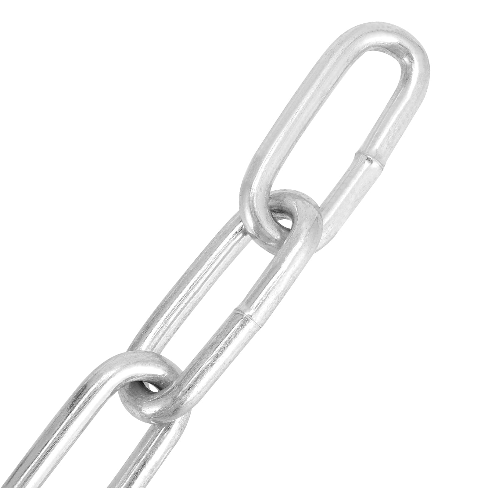 MUKCHAP 23ft Coil Chain - Iron, Zinc Plated -3