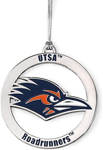 Miniatura 21 de Fan Frenzy Gifts NCAA Boise State Broncos Adorno Plateado de 2 Pulgadas