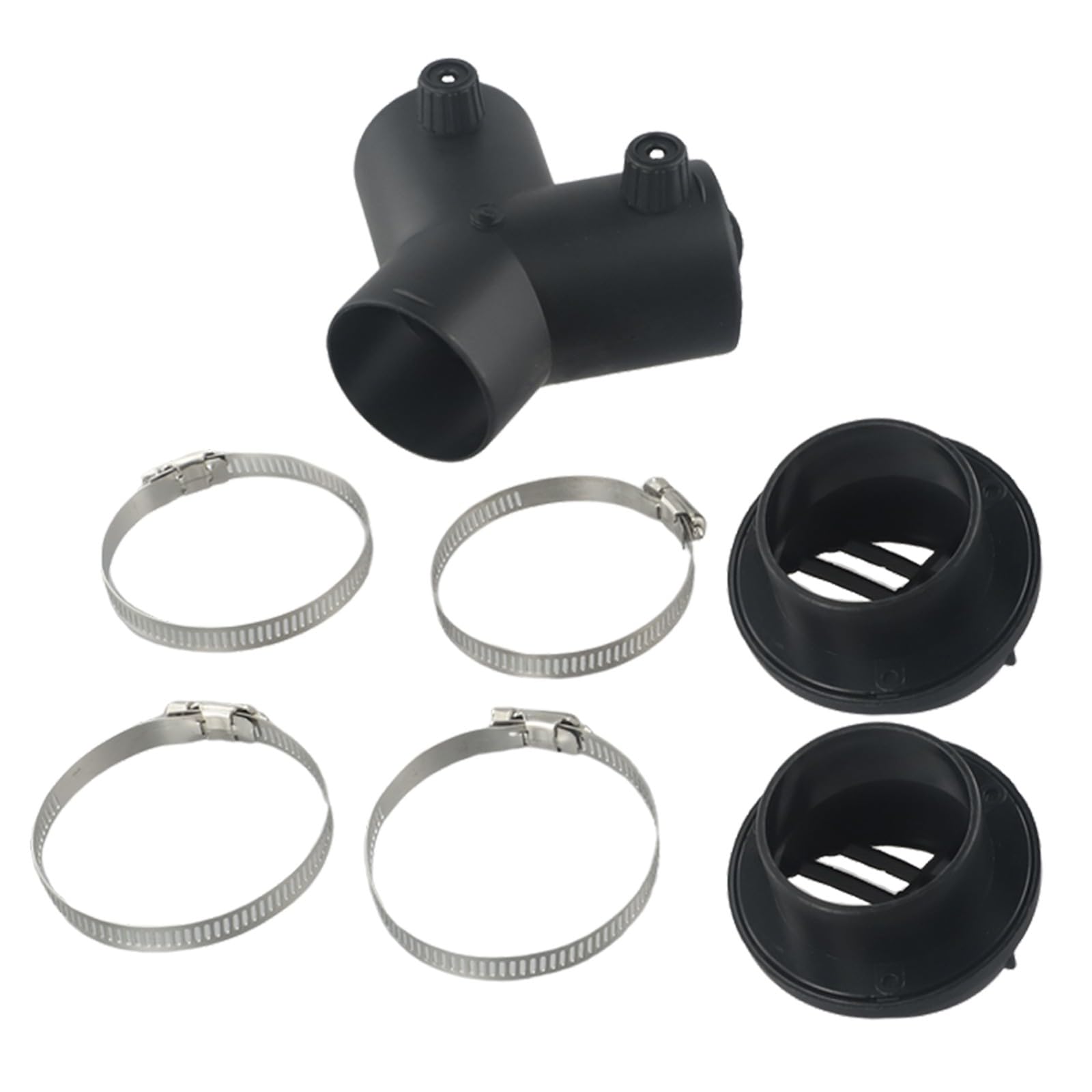 Kit de manguera de aire caliente de 60 mm con derivación en Y y salidas para calefacción diésel compatible con