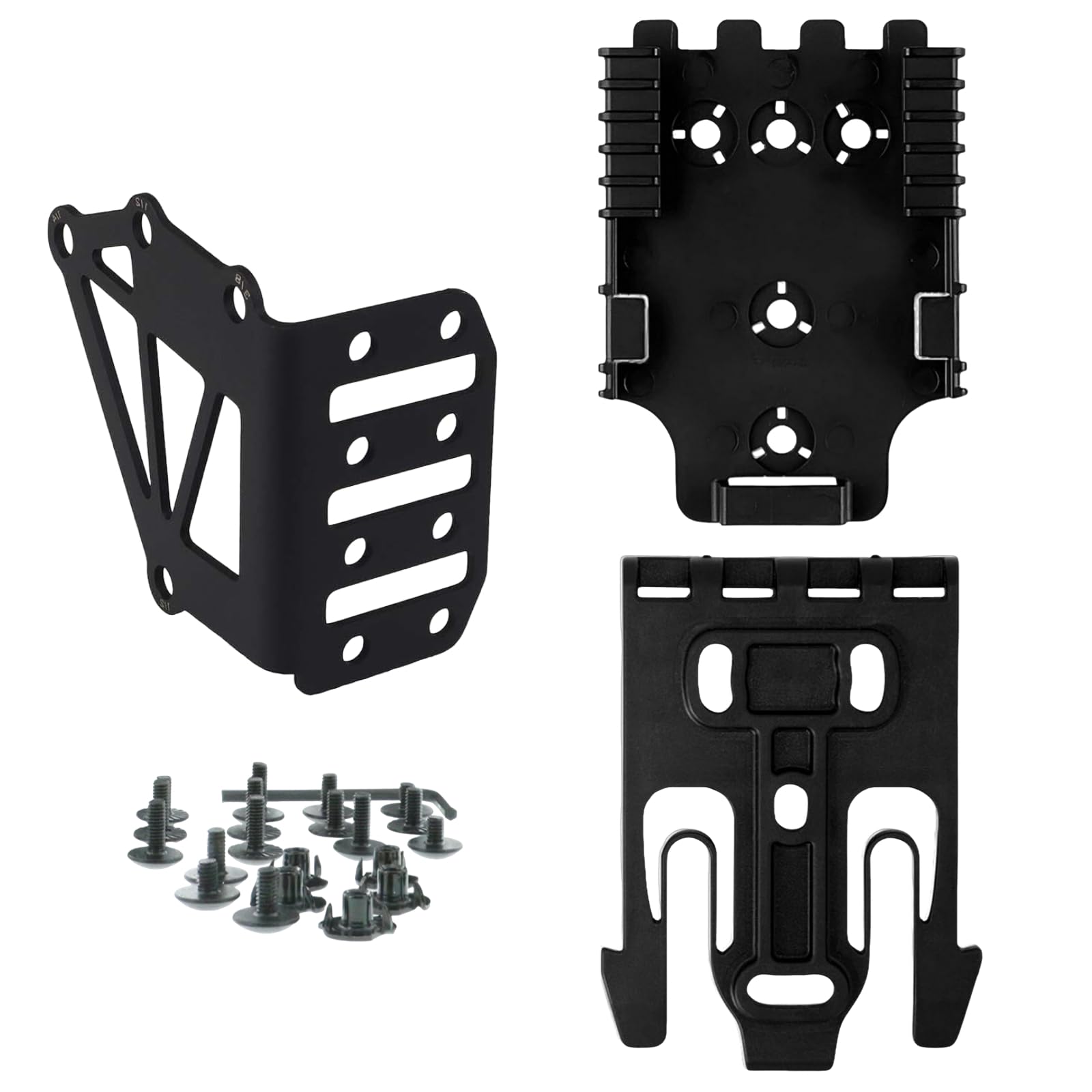 Tourniquet Holder with Qls Kit System, for Quick Locking Drop Flex Adapter/Mid-Ride Universal Belt Loop with Drop Leg Platform Polymer Leg Shroud Attachment Tactical Extension Holsters (Left)