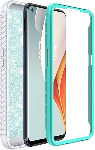 Miniatura 3 de Funda diseñada para Oneplus Nord N100, Oneplus N100 con purpurina con protector de pantalla integrado, transparente, brillante, a prueba de golpes,