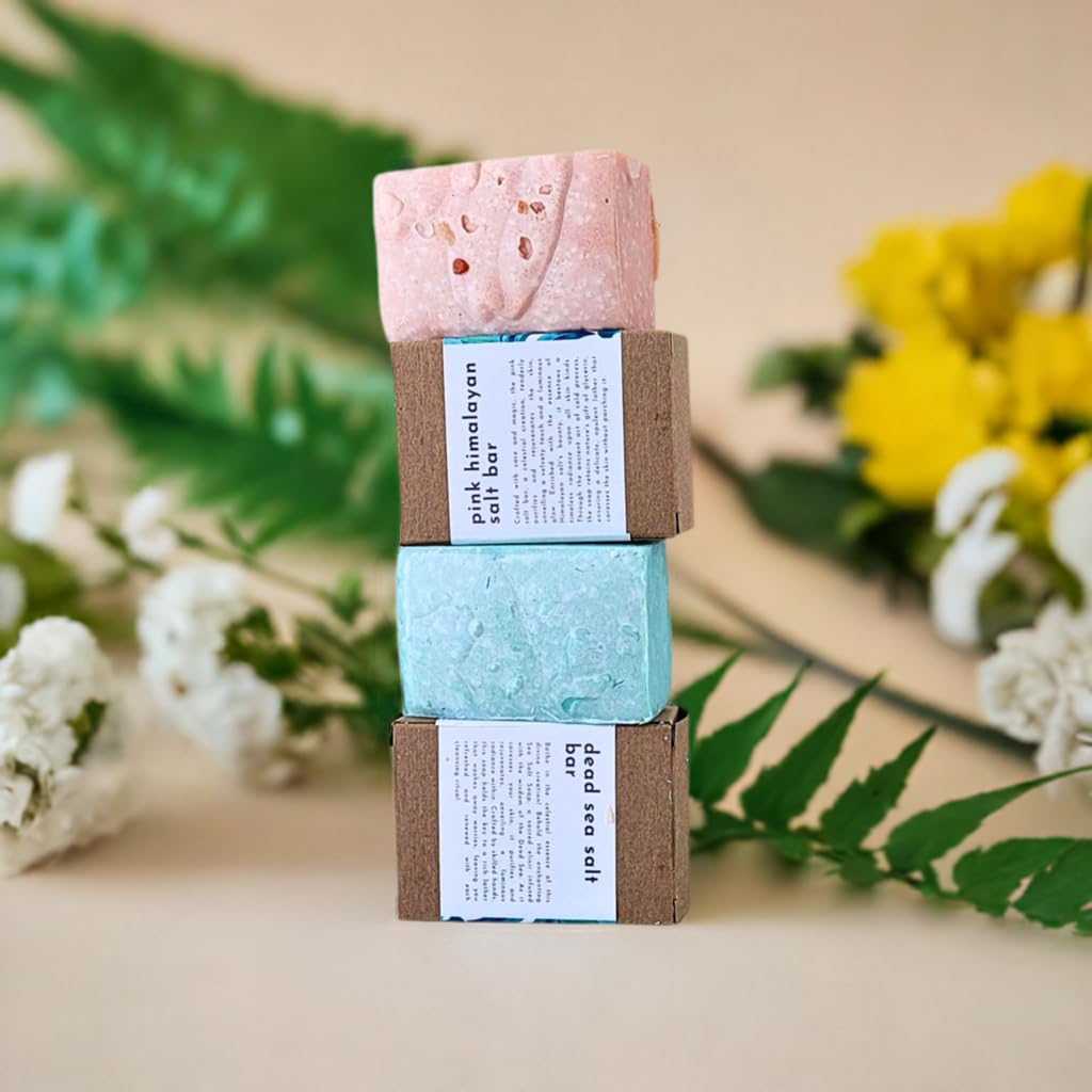 Nature Skin Shop Pink Himalayan Salt Soap, Vegan Cold Process Soap, 6 Ounces image 4