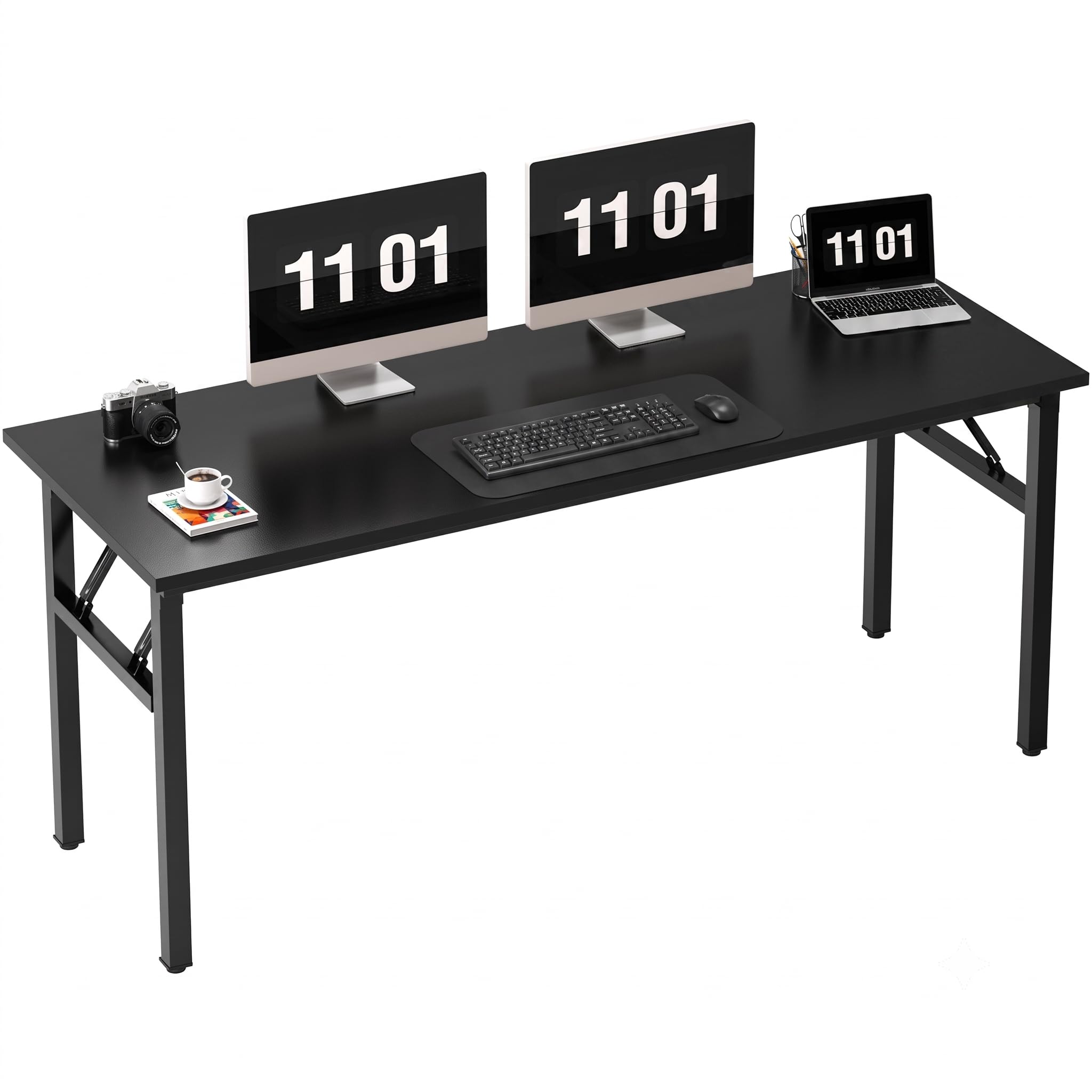 Amazon.com: Need Large Folding Computer Desk, 62 Inch Writing
