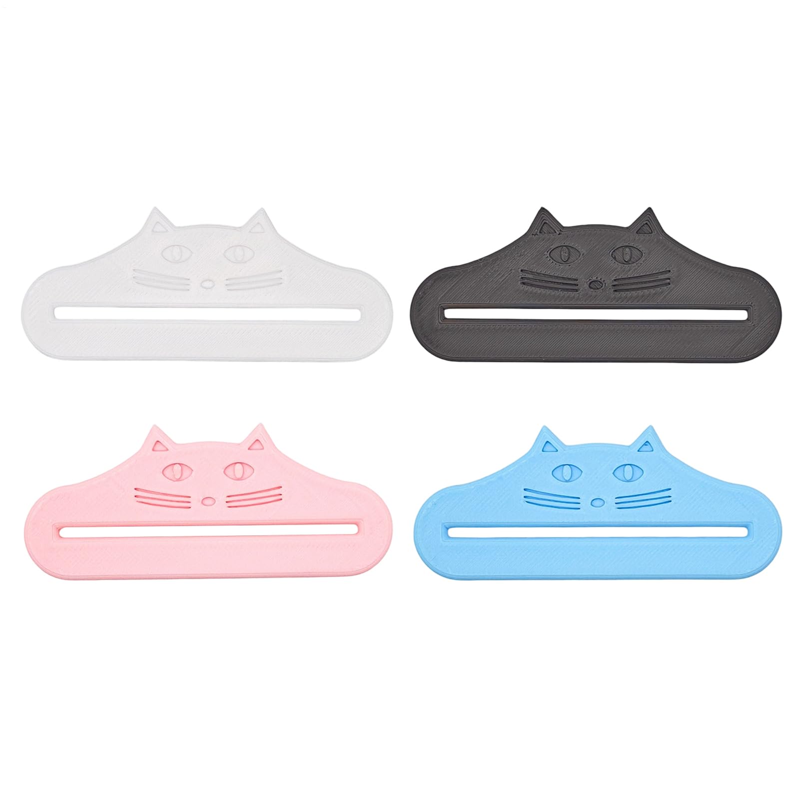 4Pcs Cat Food Strip Squeezer, Cat Wet Snack Scraper, Cats Feeding Pouch Squeezer, Portable Pet Food Extruder, Cats Treats Squeeze Tubes Liquid Kitten Snacks For Home Travel Kitchen Cooking Eating