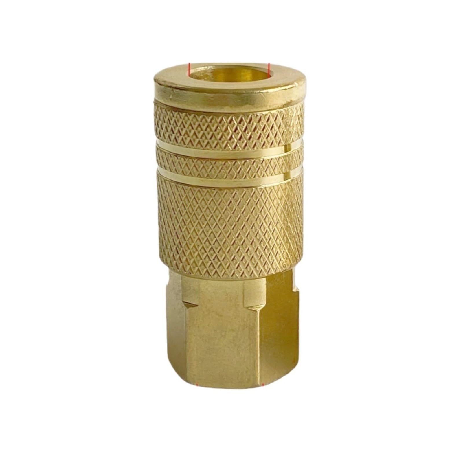 Padgcnor Women's One Color Air Line Connectors 1/4 Npt Air Hose Plug Coupler Thread Pneumatic Connector(Connector)