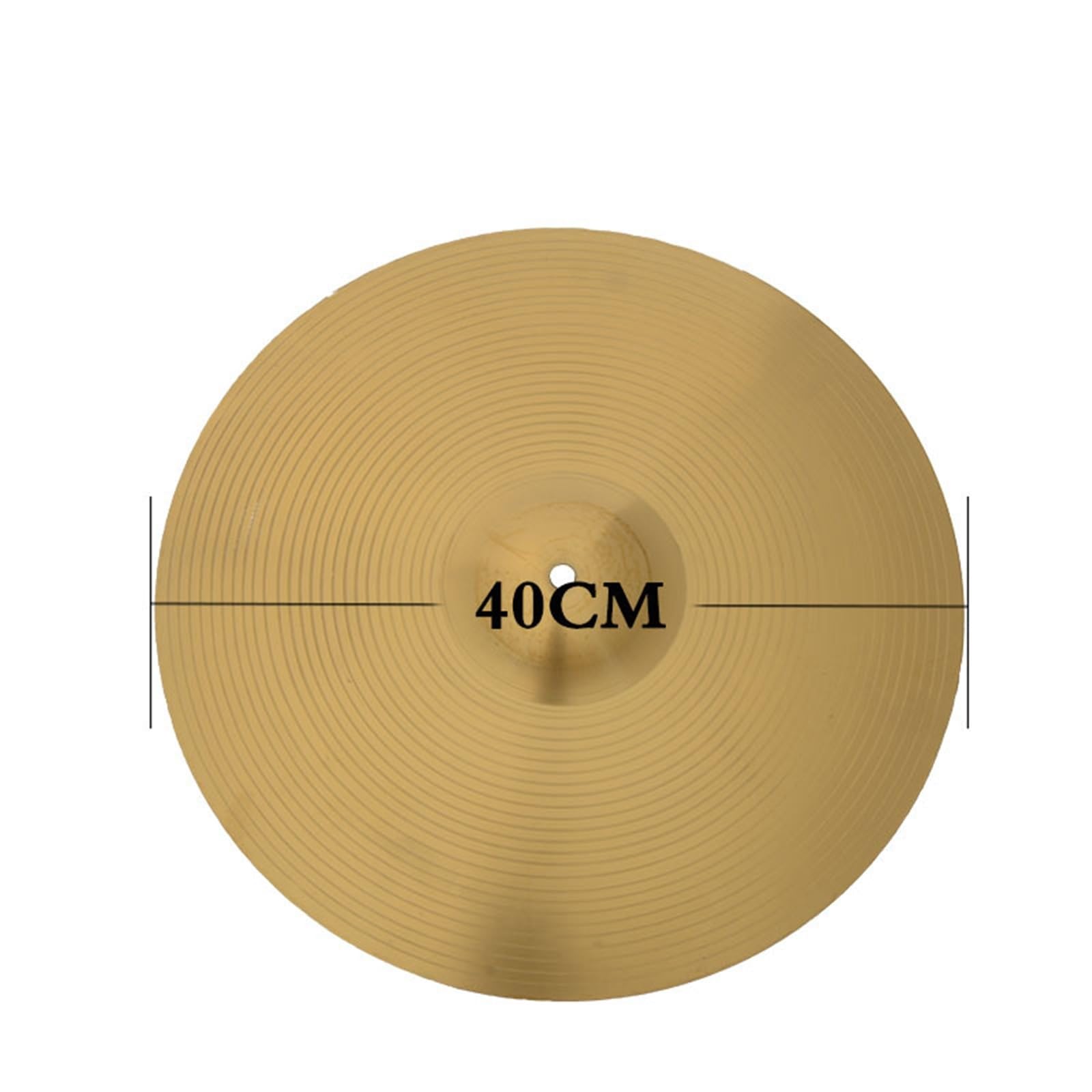 16"/40cm Messing-Drum-Set-Becken Militär-Becken Trommelbecken