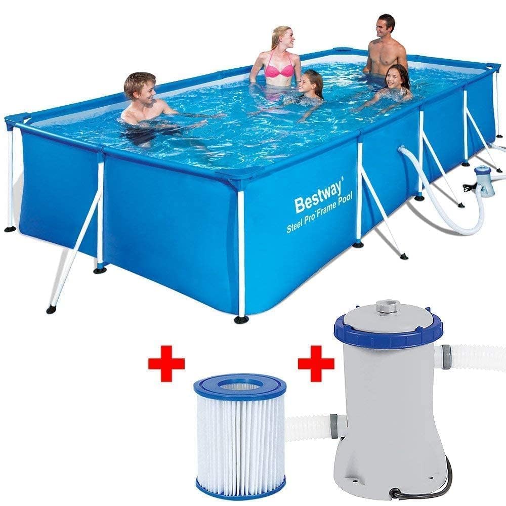 Bestway 56424 Piscina Fuori Terra Steel PRO da 400 x 211 x 81 cm
