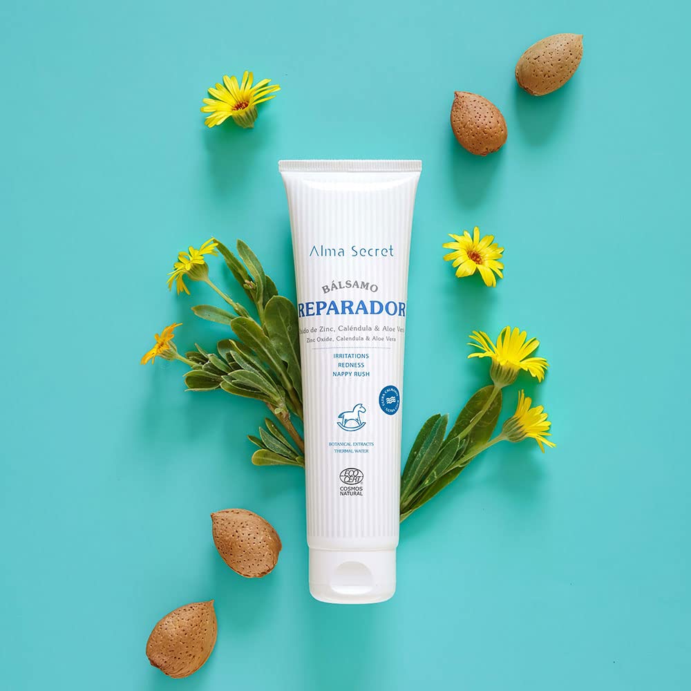 Alma Secret Crema rojeces multiusos o de Pañal con Óxido de Zinc, Caléndula & Aloe Vera - ECOCERT COSMOS NATURAL 100 ml