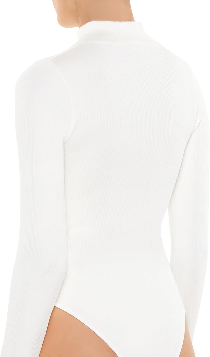 Forever 21 Women's Seamless Half-zip Bodysuit
