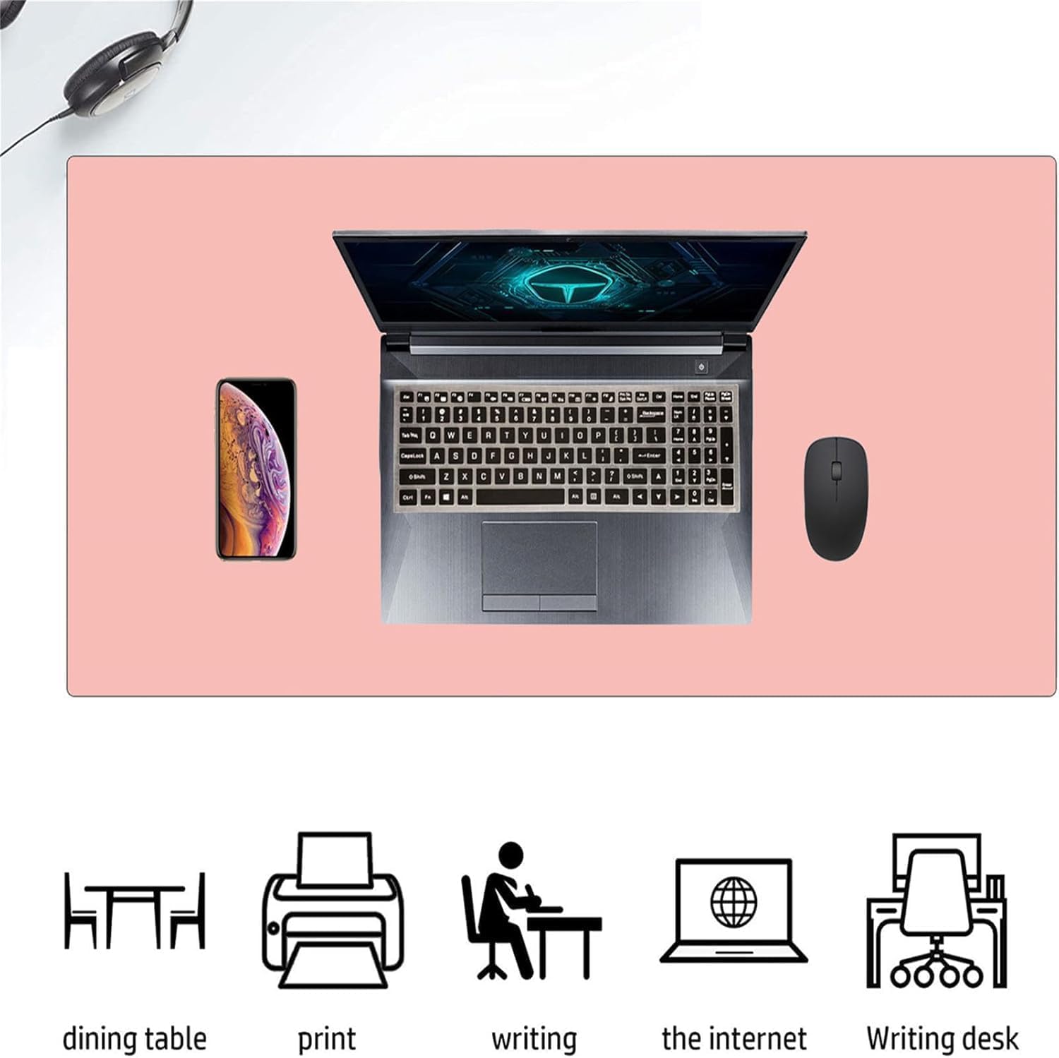 Sexy Anime Mouse Pad Large Oversized Gaming Game Pad Computer Pad Keyboard Pad Desk Office XXL Mat Sexy Butt Breasts Chest (27.55x12 inche)