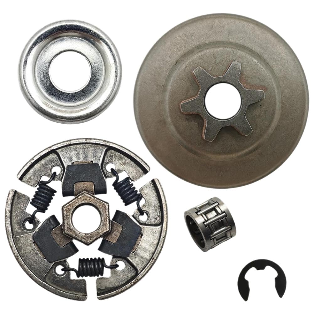 Kit de piñón de tambor de embrague, 3/8 pulgadas, 6 dientes, Compatible con motosierra MS181 MS181C 1139 160 2000