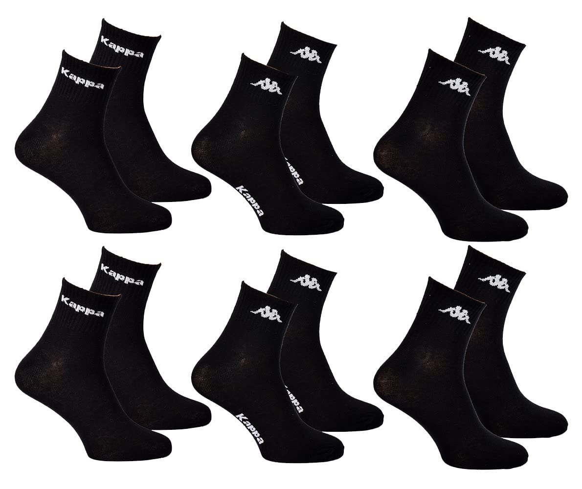 Ozabi Men's QUARTER KAPPA Socks Set of 6 (as8, numeric, numeric_5_point_5, numeric_8, regular, regular, Pack of 6 Pairs 0109)