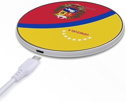 Miniatura 5 de Venezuela Flag Wireless Charger Pad 10W Fast Charging Pad Compatible with iPhone 15 14 13 12 Series Samsung Galaxy Series