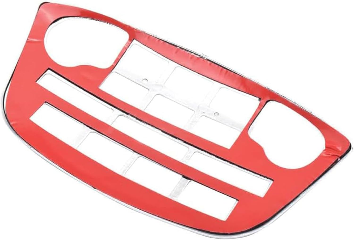 Motorcycle Radio Accent Panel and Knob Sets Chrome Compatible with H-onda Goldwing GL1800 2001-2010 Goldwing 1800 GL 1800 Gold Wing Accessories Silver