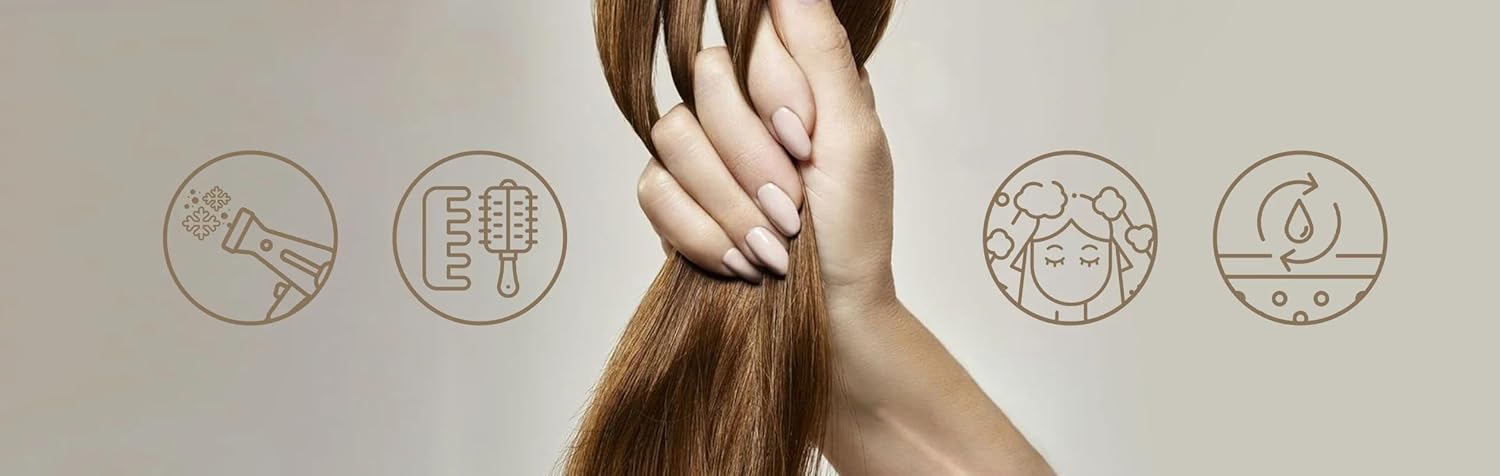 سائل من جلوبال ستار للشعر التالف، 1000 مل، يرطب الشعر بعمق مع ... - view 4