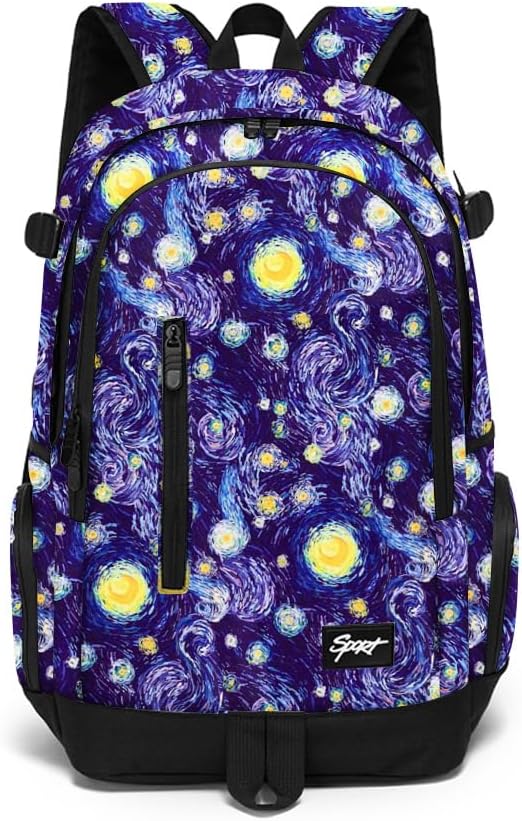 rickyh style School Backpack Travel Bag for Men & Women Lightweight College Back Pack with Laptop Compartmen - Image 2