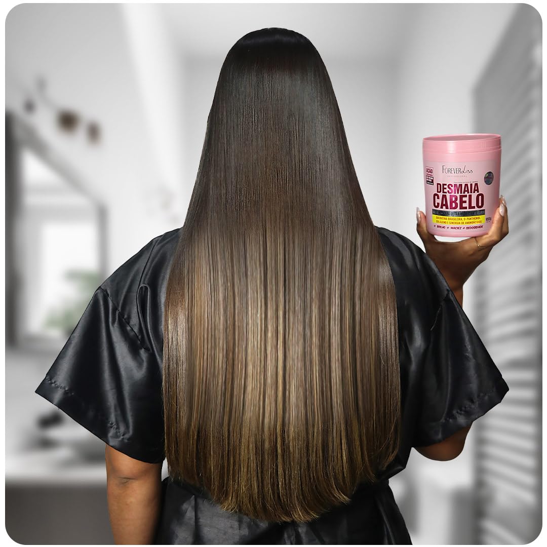 Forever Liss Desmaia Cabelo Ultra Idratante Maschera per Capelli 950g