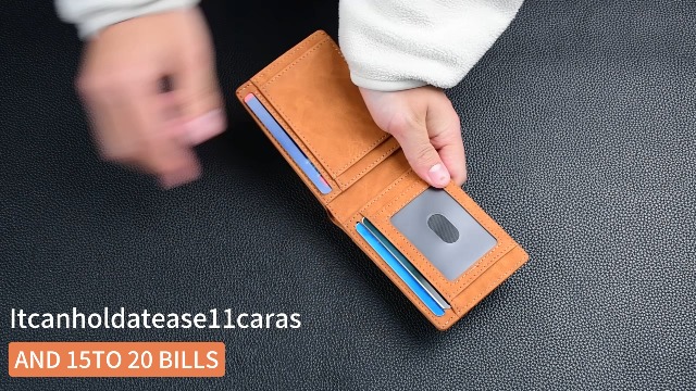 Amazon.com: XZVXZV Men's Wallet slim wallet Carbon Fiber Bi-Fold