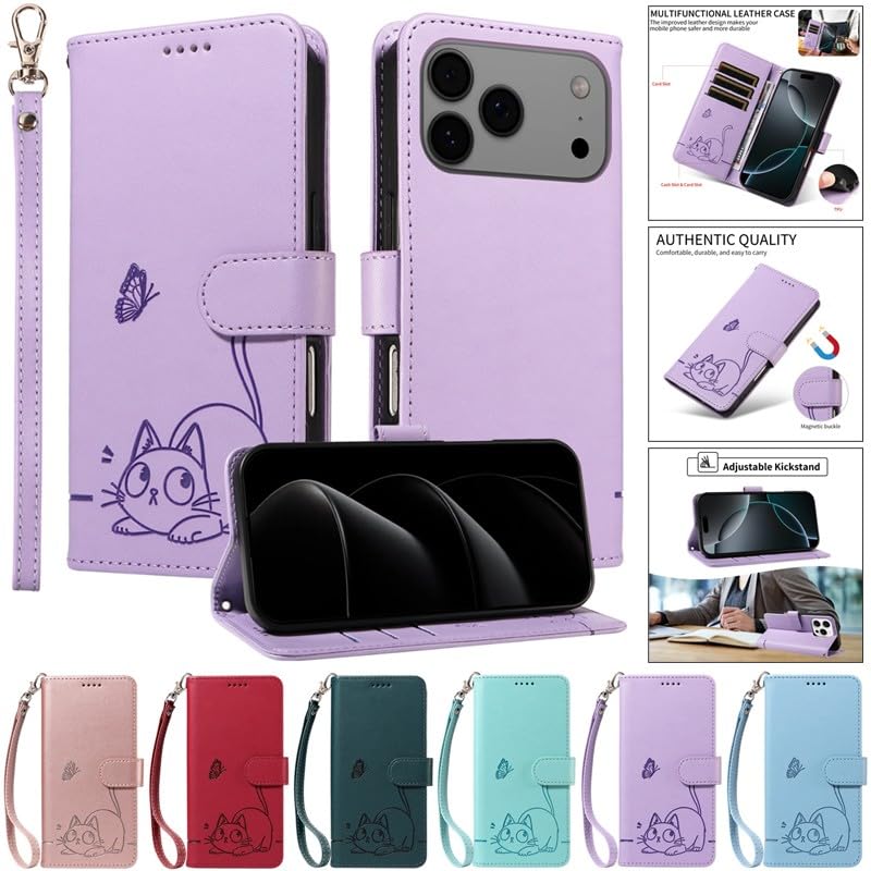Étui iPhone 16 Plus bleu clair pour ranger cartes et protéger l'écran - 2