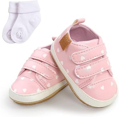 Baby Girls Boys Sneakers Toddler PU Leather Anti-Slip Moccasins Prewalkers First Walking Crib Shoes Infant Newborn Shoes