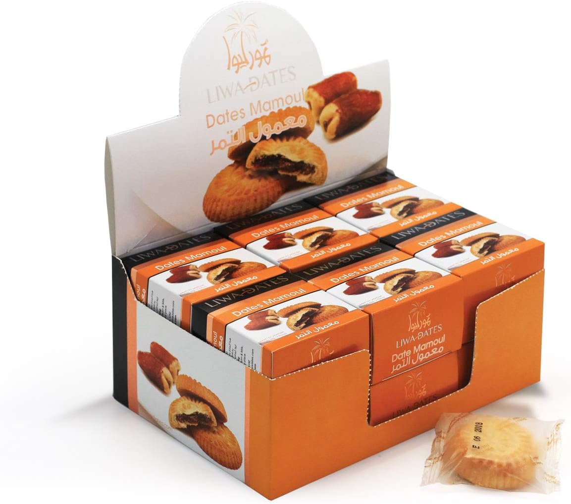 Liwa Dates Mamoul Plain Biscuits Snack (50g)