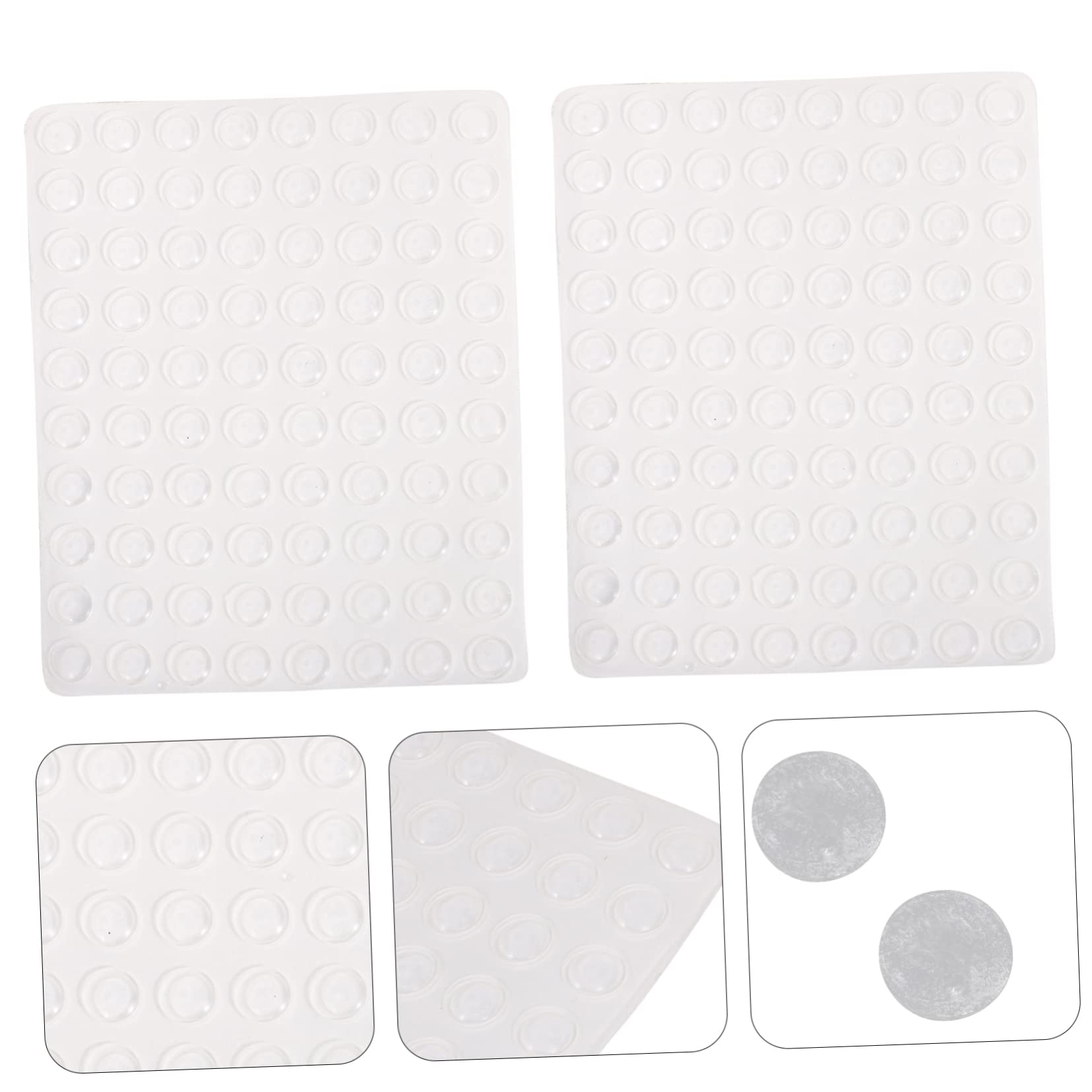 VILLCASE 5 set Paraurti Anticollisione In Particelle Colloidali Per Porte Di Mobili Da Cucina Cuscinetti Per Porte Paraurti Silenziosi Per Mobili Da Cucina Ante Di 2 fogli*5